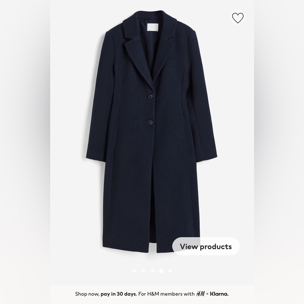 H&M Single-breasted Coat , sold out